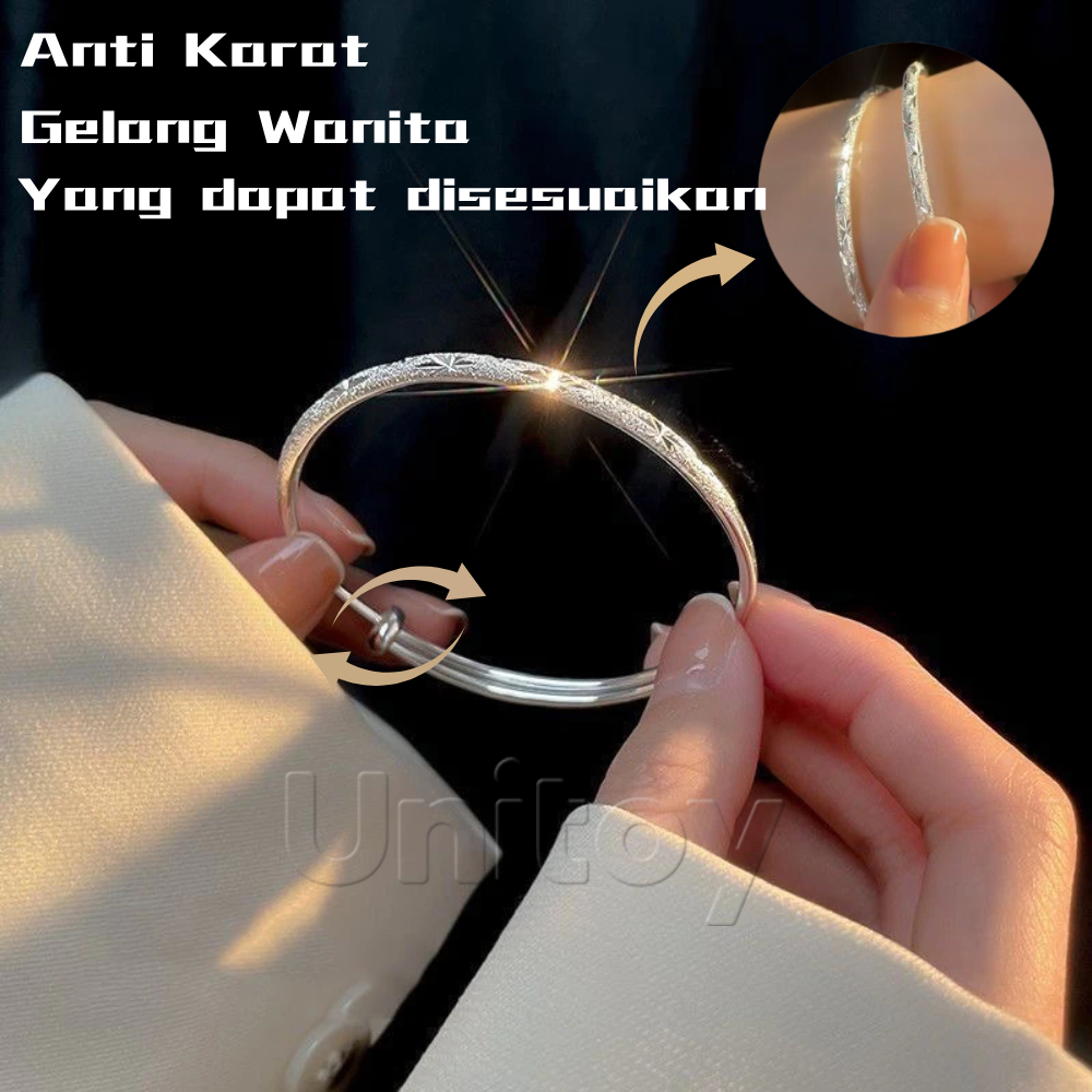 Gelang Langit Berbintang Perak Asli999 Gelang Perak Murni untuk Hadiah Ibu dan Pelajar