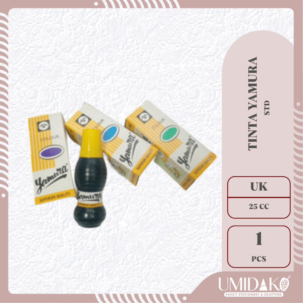 

[UMIDAKO] TINTA YAMURA STD | TINTA STAMPEL | TINTA STAMPEL STANDAR SIZE | TINTA STAMPEL YAMURA