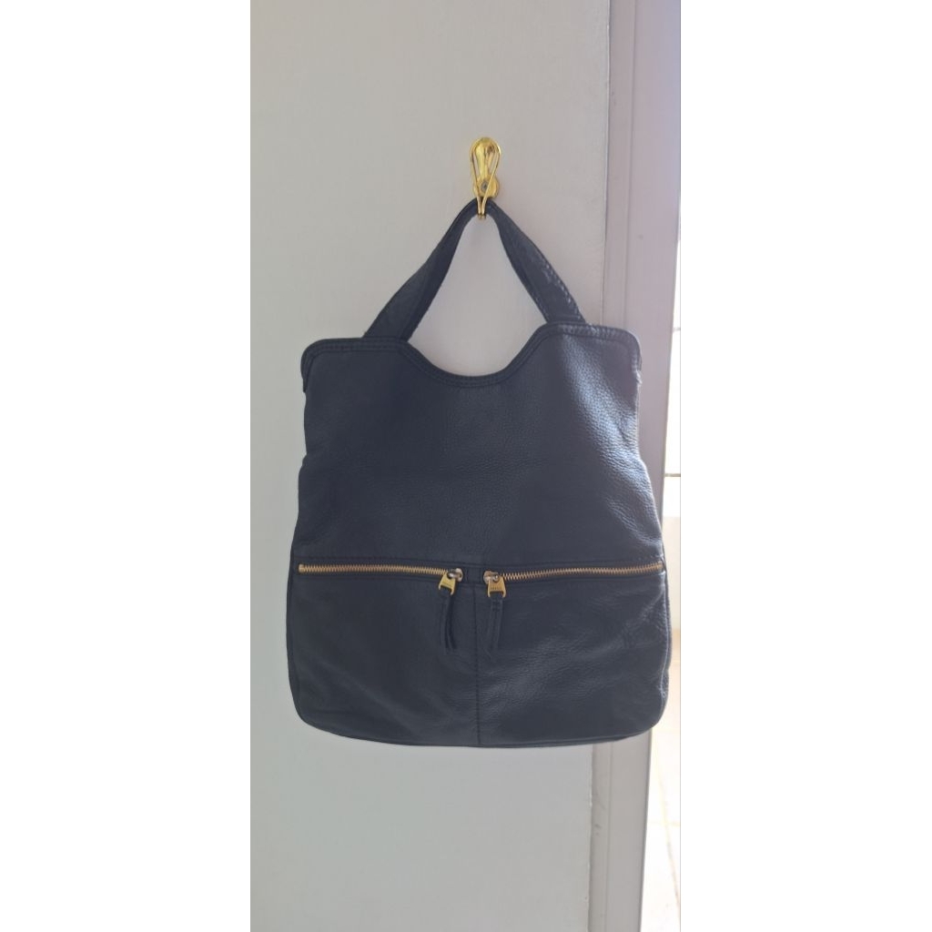 tas kulit / tas Fos*s1L  hitam PL