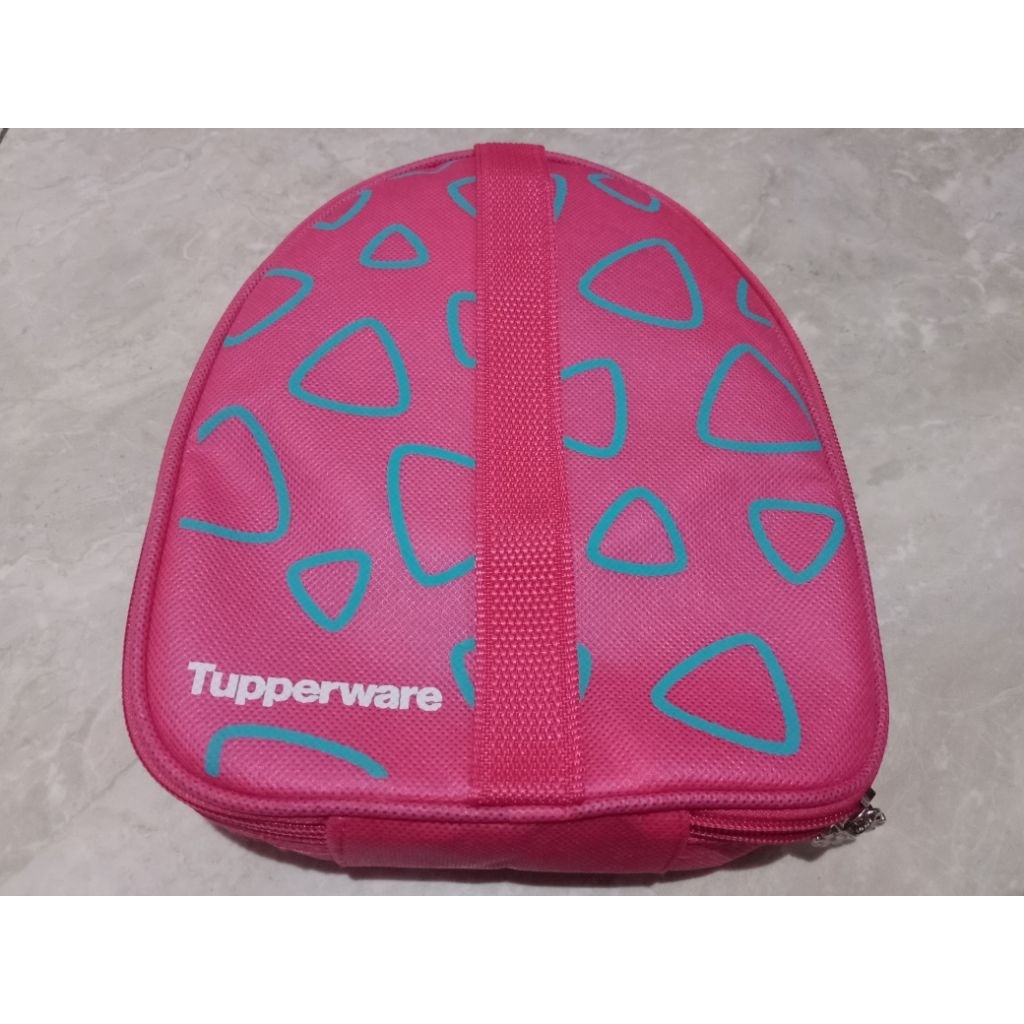 Kiddos Lunch Box Tupperware Pink / Tempat Makan Anak Misting Tupperware Pink