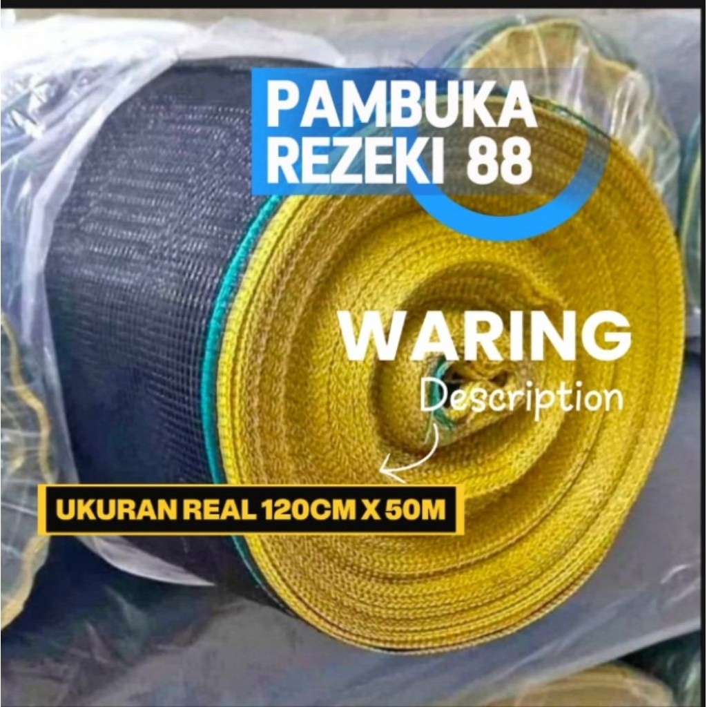 Jaring Pagar Waring untuk Pagar dan Tambak, Awet dan Tidak Mudah Lapuk