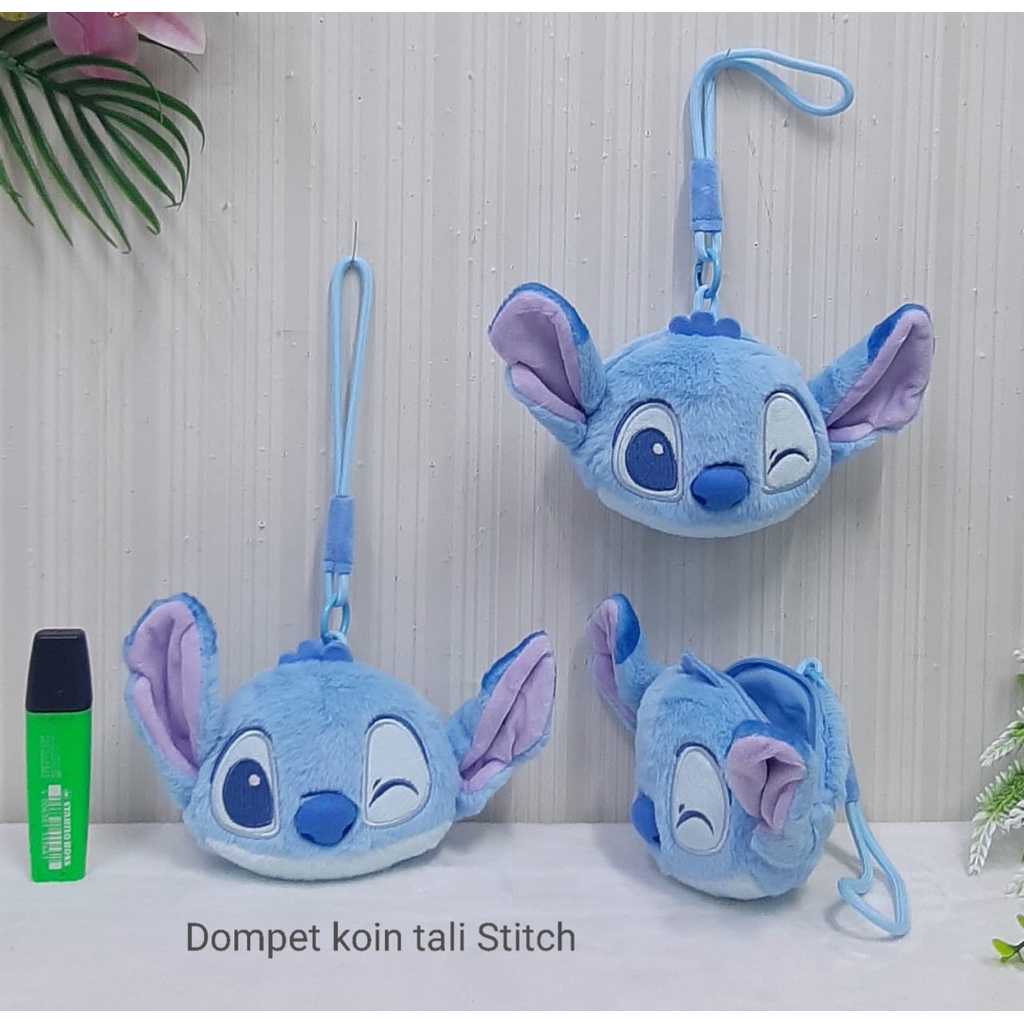 Dompet Koin Stitch Cute/Ransel Stitch Boneka/Tas Selempang Stitch + Boneka