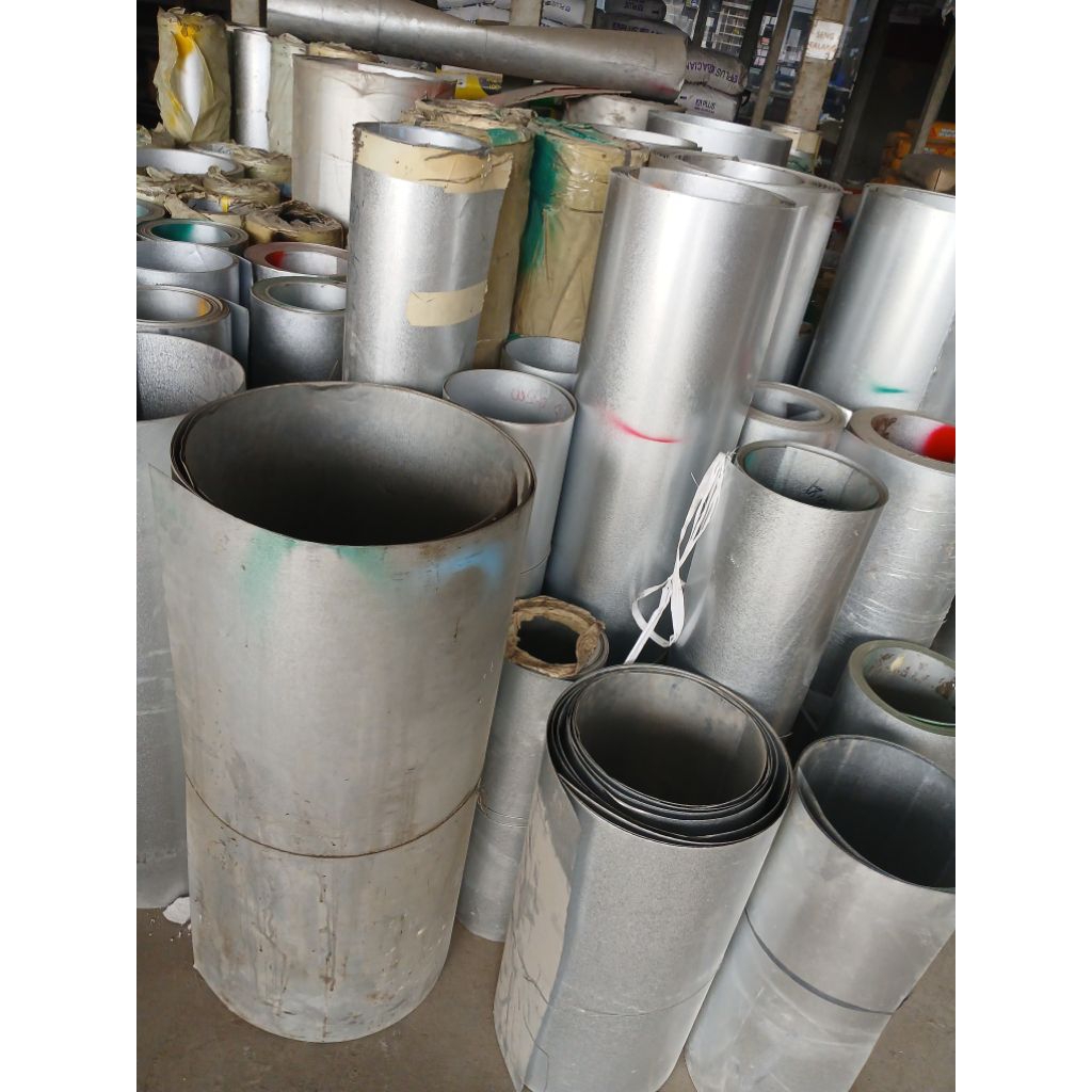 plat seng aluminium 0.4mm x 1000mm x 25mter