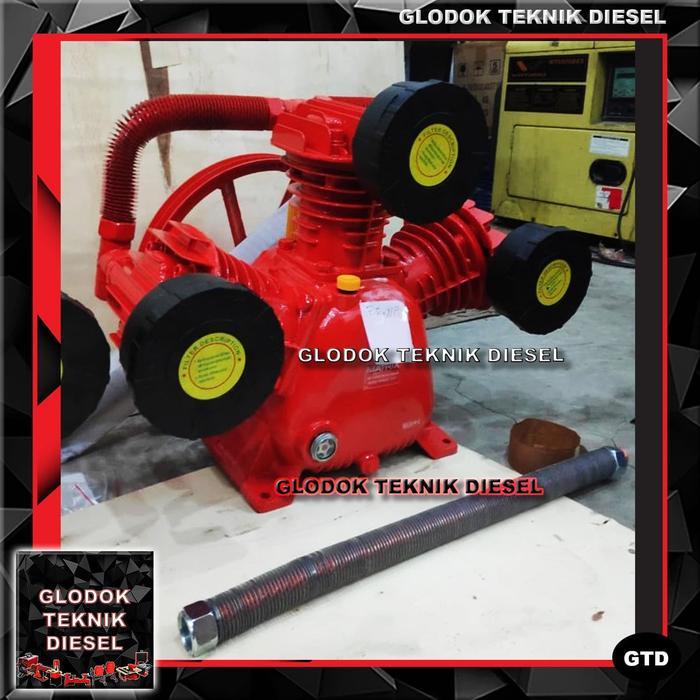 KEPALA KOMPRESOR 7.5 HP BARE COMPRESSOR HEADPUMP AIR COMPRESSOR 7,5 HP