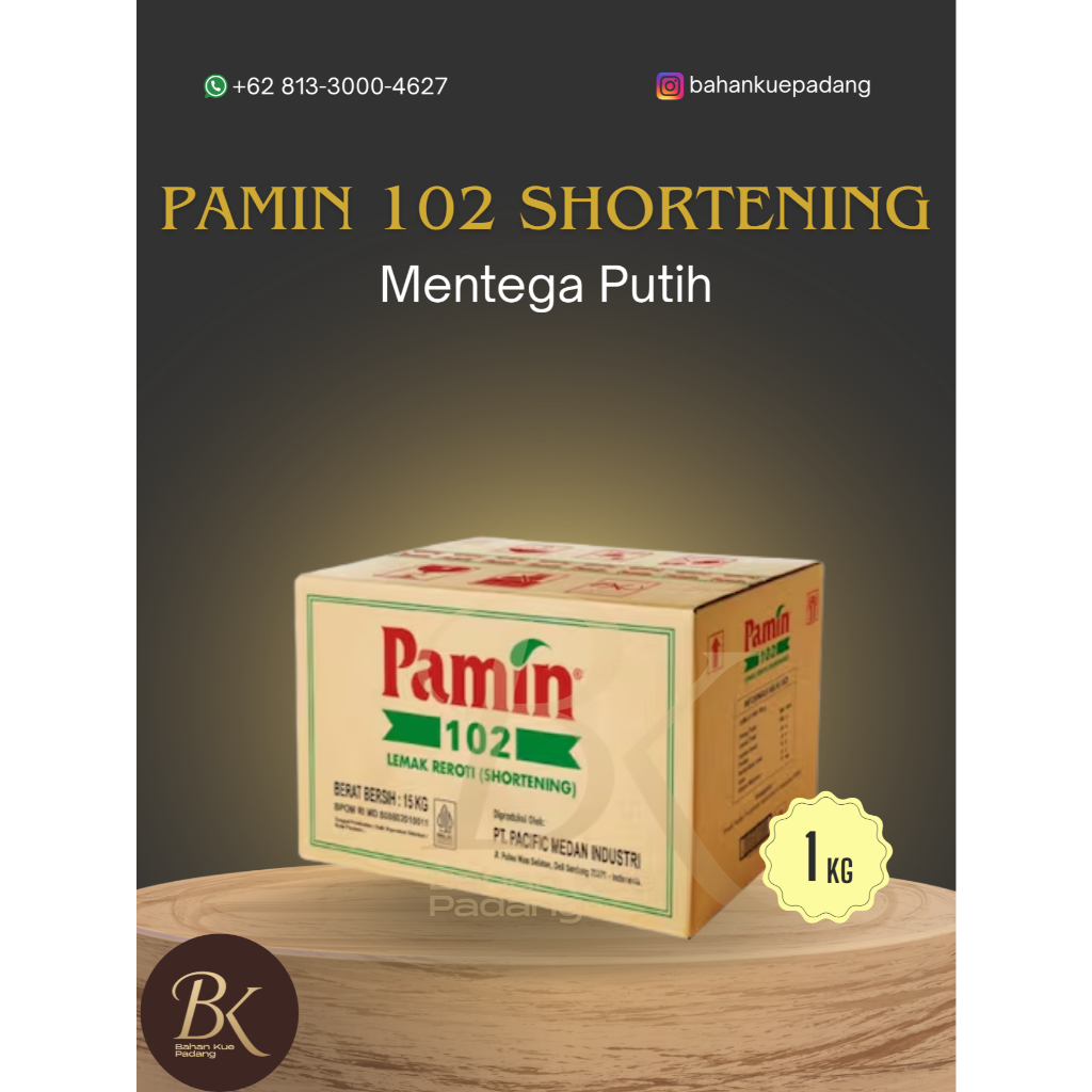 

Pamin 102 Shortening – Minyak Reroti Repack 1 Kg