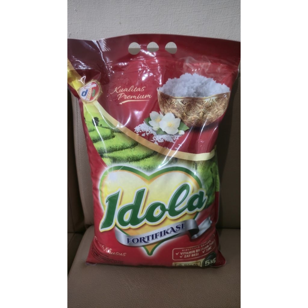 

BERAS IDOLA 5KG MERAH (BERAS KHUSUS/FORTIFIKASI) PREMIUM,PULEN
