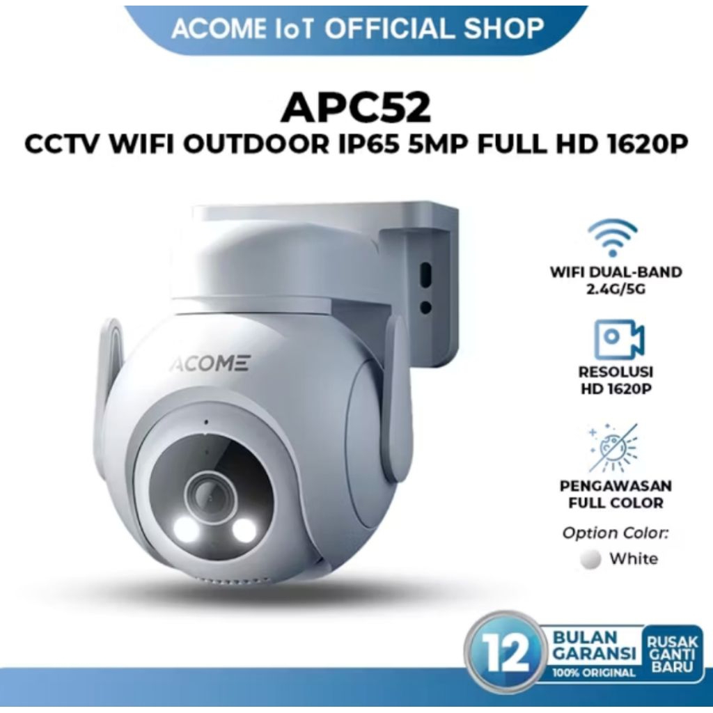 ACOME IoT APC52 5Mp Camera CCTV WiFi Outdoor