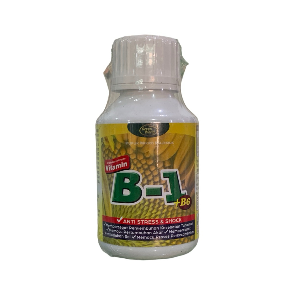 Vitamin B1 + B6 Green World – Vitamin & Hormon Perangsang Akar Tanaman 100 ml