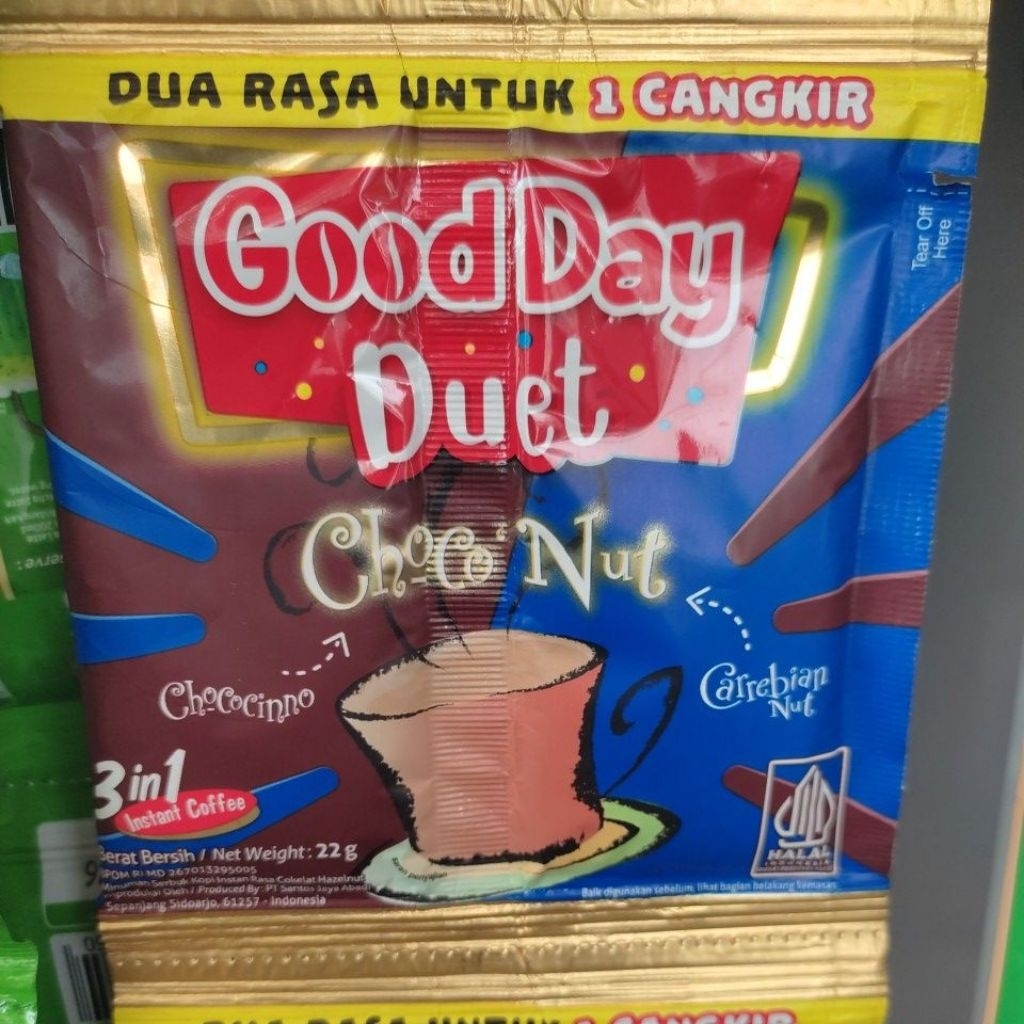 

GOODDAY DUET CHOCONUT 1 RENTENG ISI 10PCS