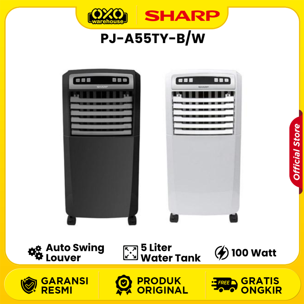 Air Cooler Sharp PJ-A55TY - Penyejuk Udara Portable