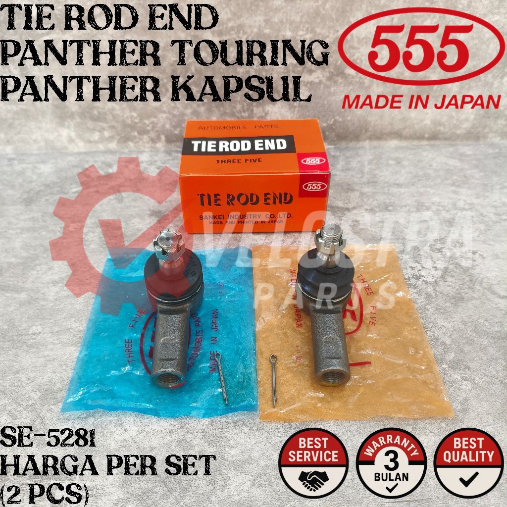 Tie Rod End Tierod Panther Touring Kapsul Merk 555 Original