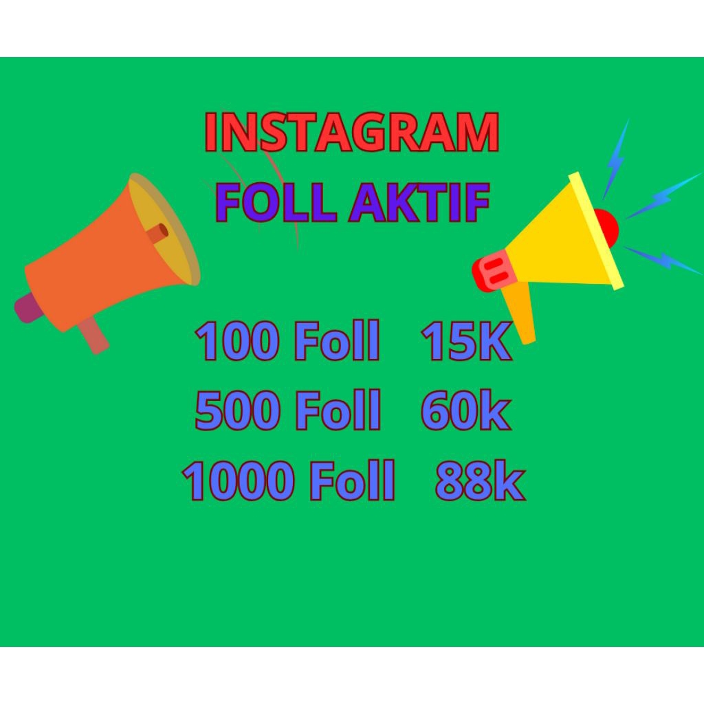 Jasa +  FOLLOWERS INSTAGRAM