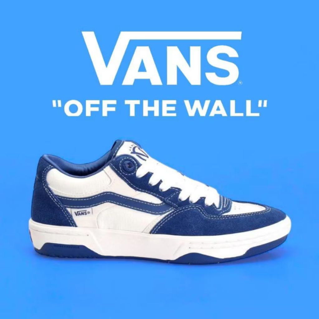 VANS SKATE ROWAN 2 PRO SHOE TRUE BLUE WHITE ORIGINAL 100% BNIB