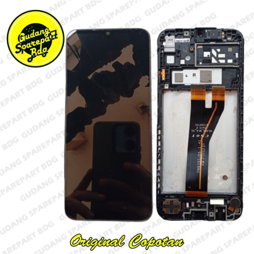 LCD Frame LCD Samsung A14 Fullset sesuai foto Original Copotan