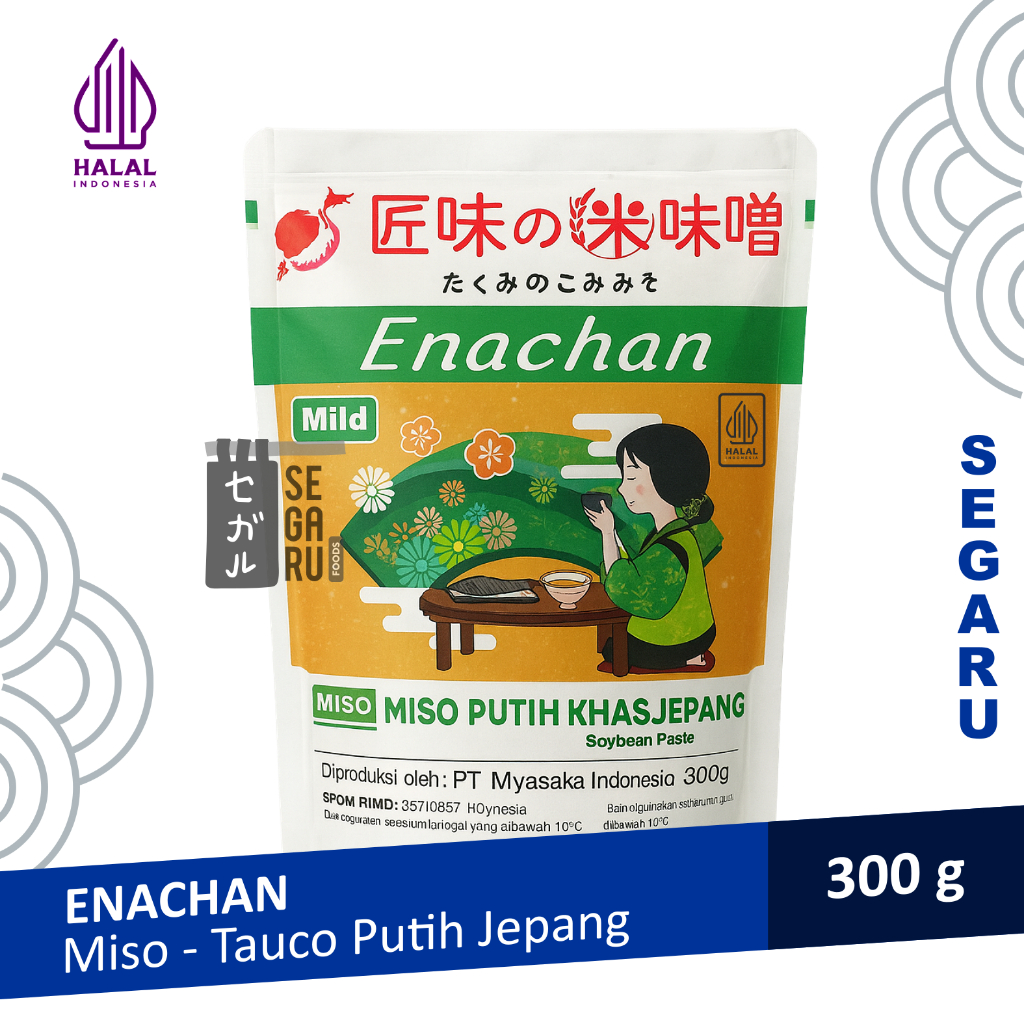 

Japanese Enachan Shiro Miso Paste | Tauco Putih Jepang Halal 300 gr