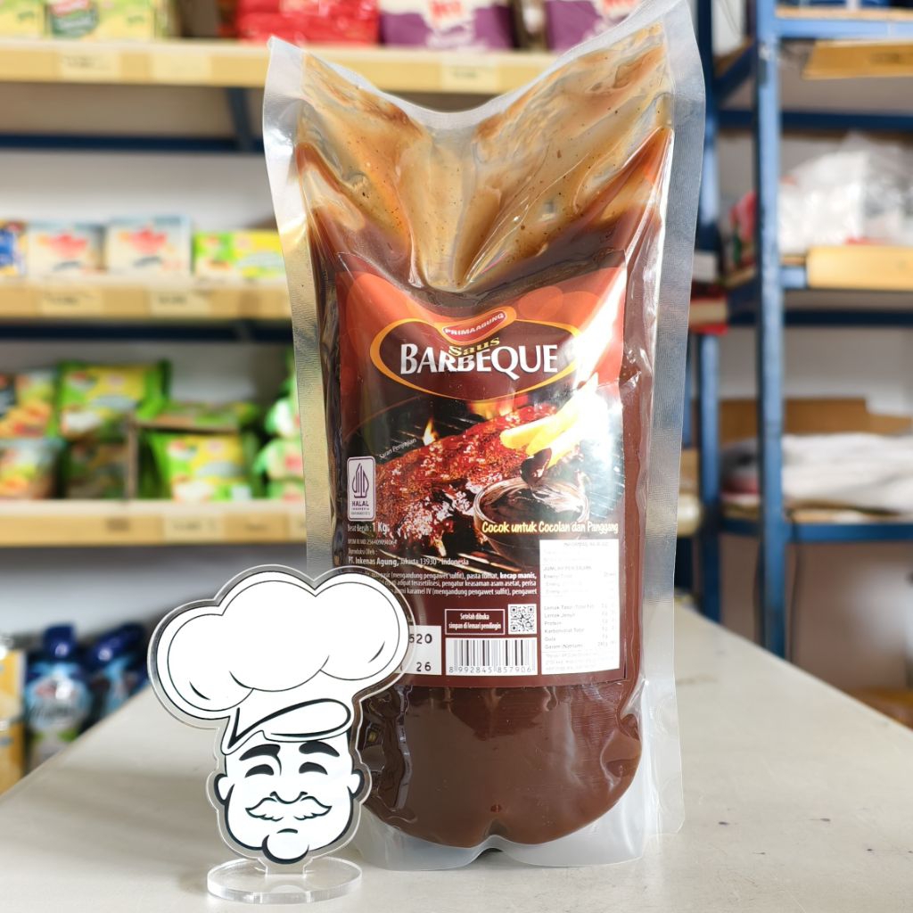 

Saus BBQ 1Kg Prima Agung / Saus Pasta BBQ 1Kg / Barbeque Dressing 1Kg