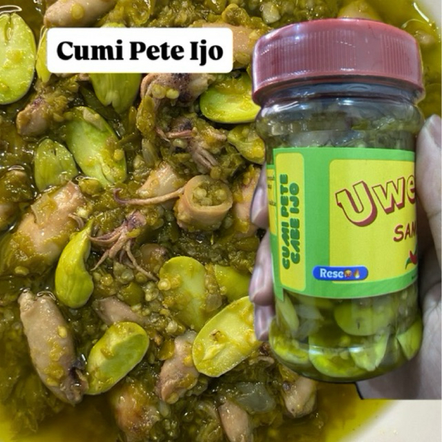 

[150gr] Sambal Cumi Pete Cabe Ijo Makanan Pedas dan Gurih