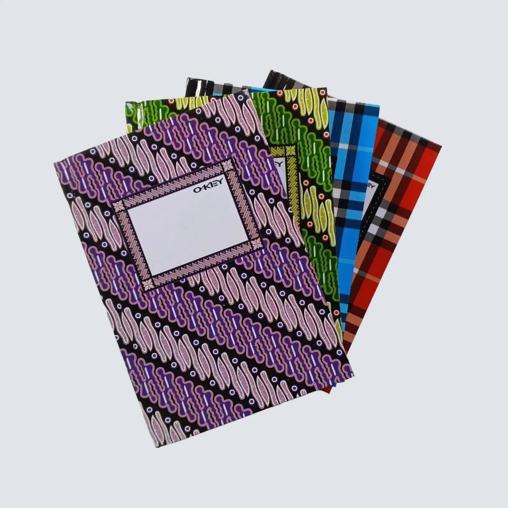 

Buku Hard Cover Oktavo A6 Warna dan Motif Random | OKEY