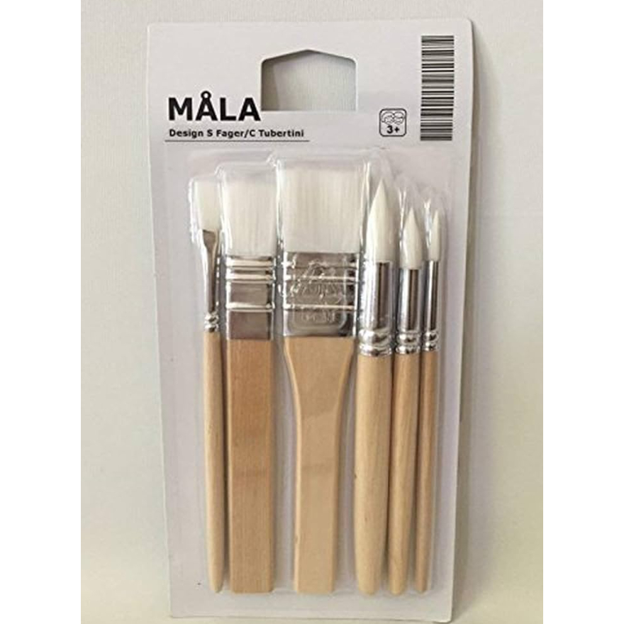 

M4LA Kuas set isi 6