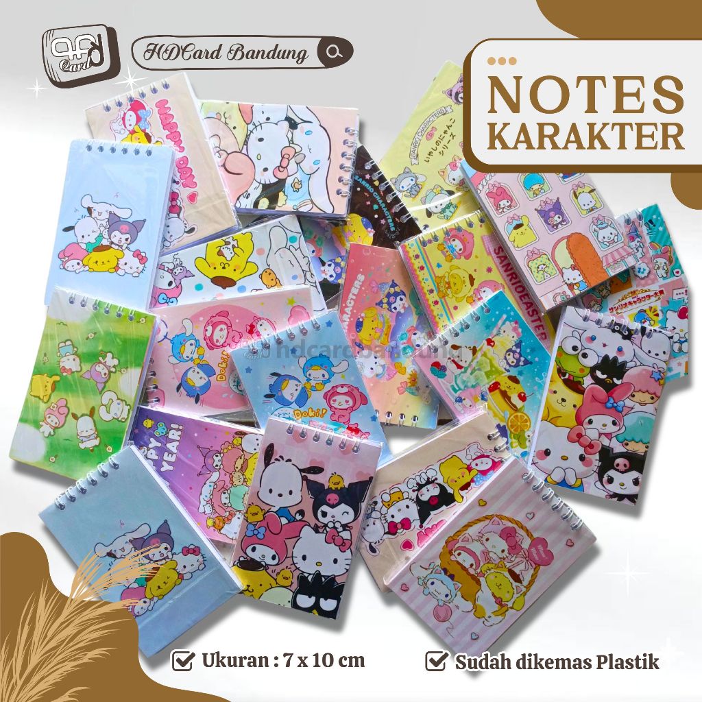 

Notes Ready Stock ✓️ Notes Karakter Souvenir Ready Siap Kirim