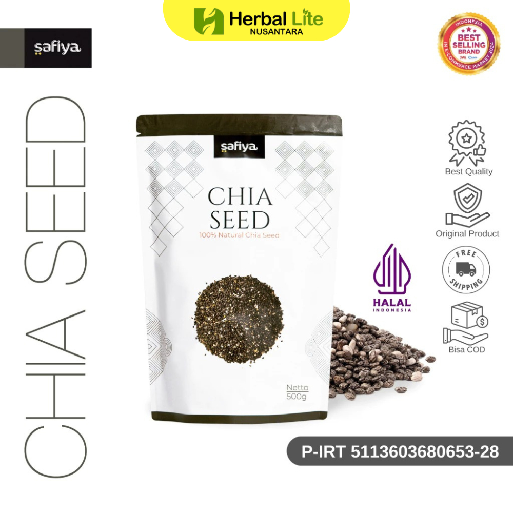 

Safiya Chiaseed Organik 500 Gram Chia Seed Premium