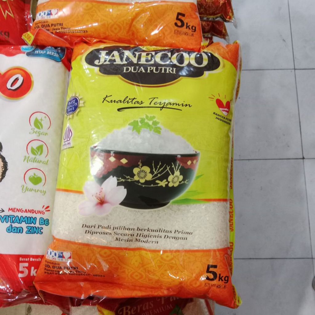 

Beras Janecoo kemasan 5kg