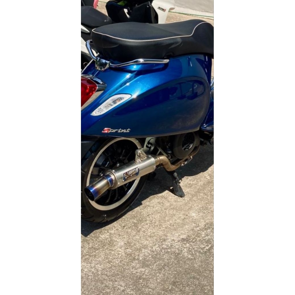 knalpot shijiro vespa titanium