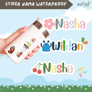 

[30pcs] Stiker Nama Waterproof | Stiker Waterproof | Stiker Nama | Stiker Tahan Air | Stiker Custom