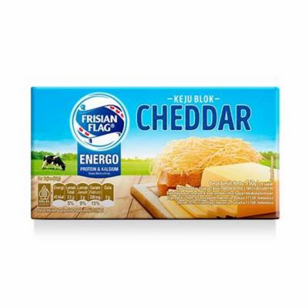 

Frisian Flag Cheddar Cheese Block 150g