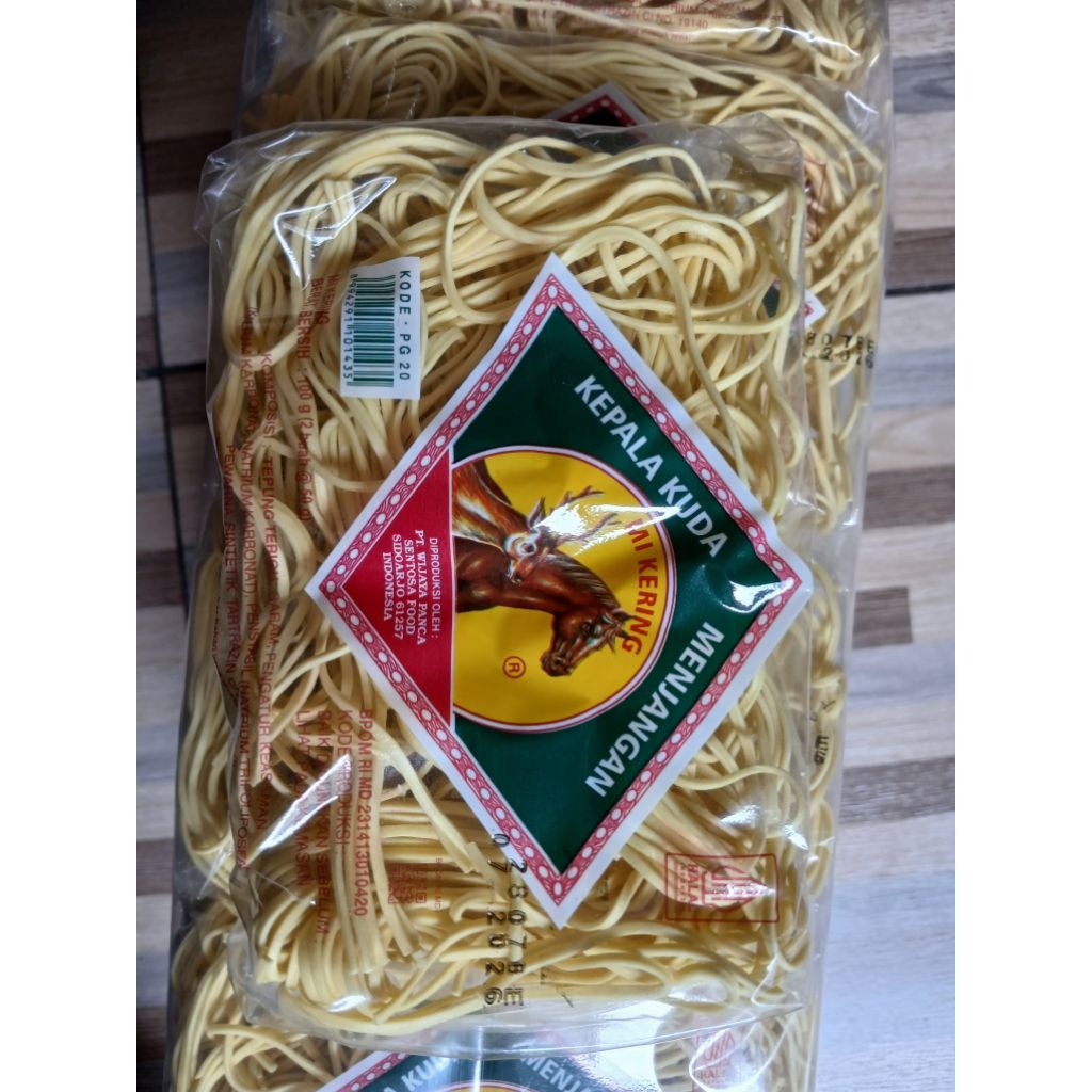 

mie kering kepala kuda menjangan bulat isi 1 bungkus