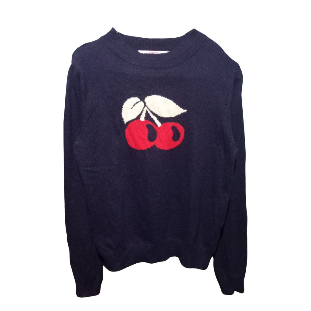 Knit 8 Second Navy Pekat not Uniqlo