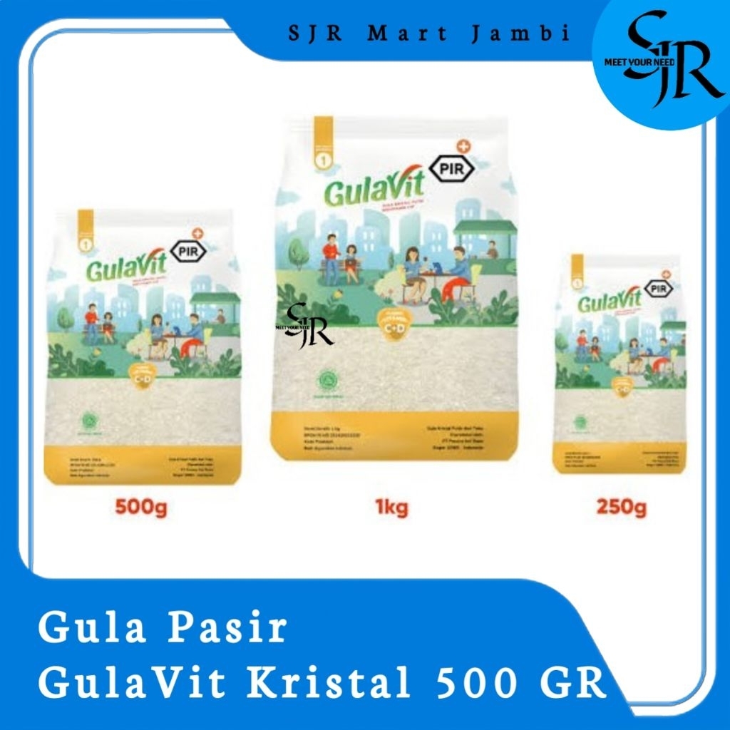 [Penyedap] GulaVit - Gula Kristal | Kemasan 500gr