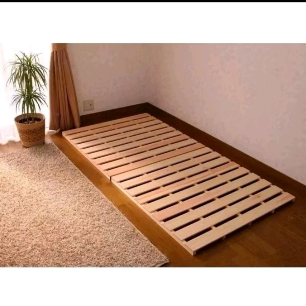 divan palet anti lembab tinggi 5cm alas kasur kayu keras dipan tempat tidur