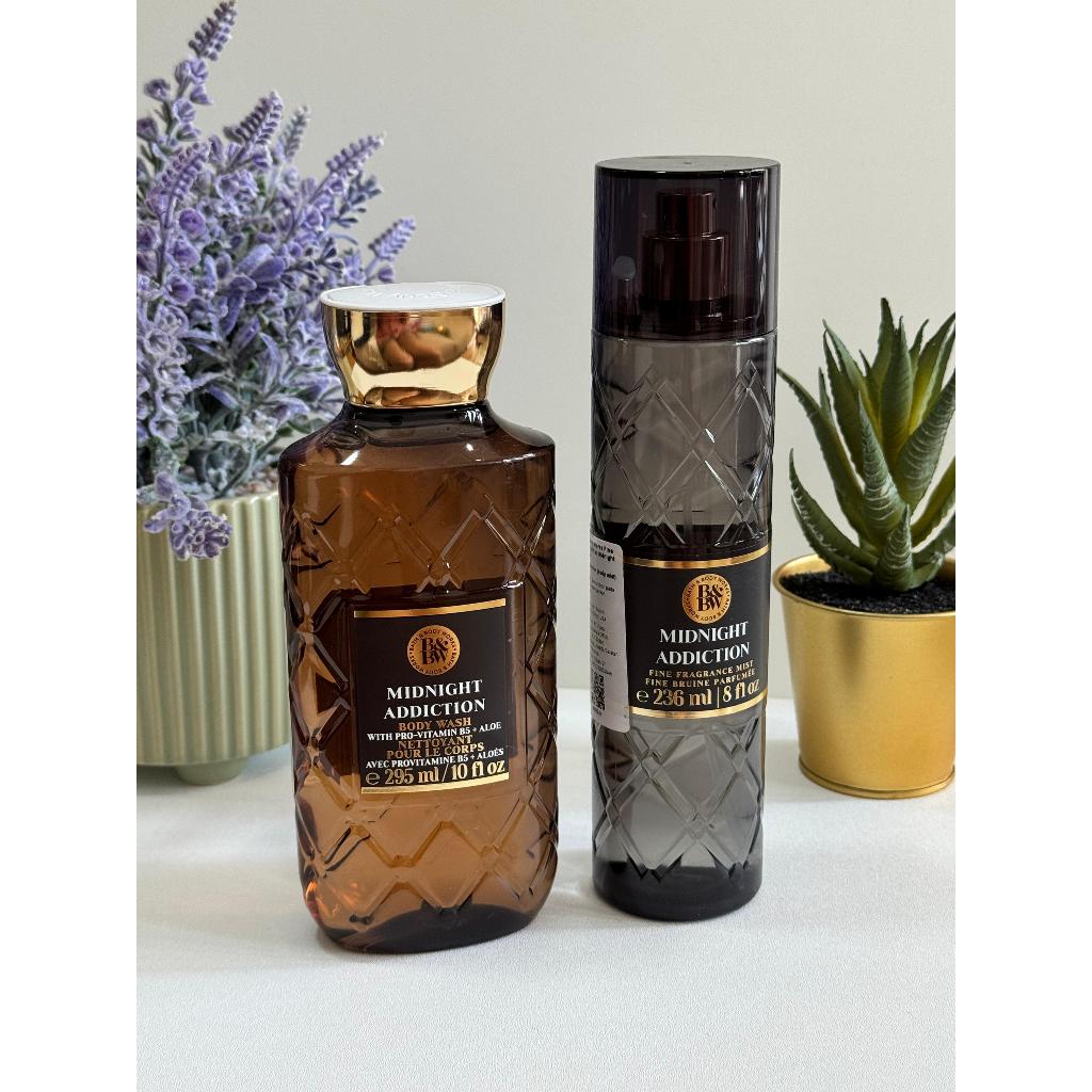 BBW LUXURY - Midnight Addiction Body Wash /  Body Mist Full Size