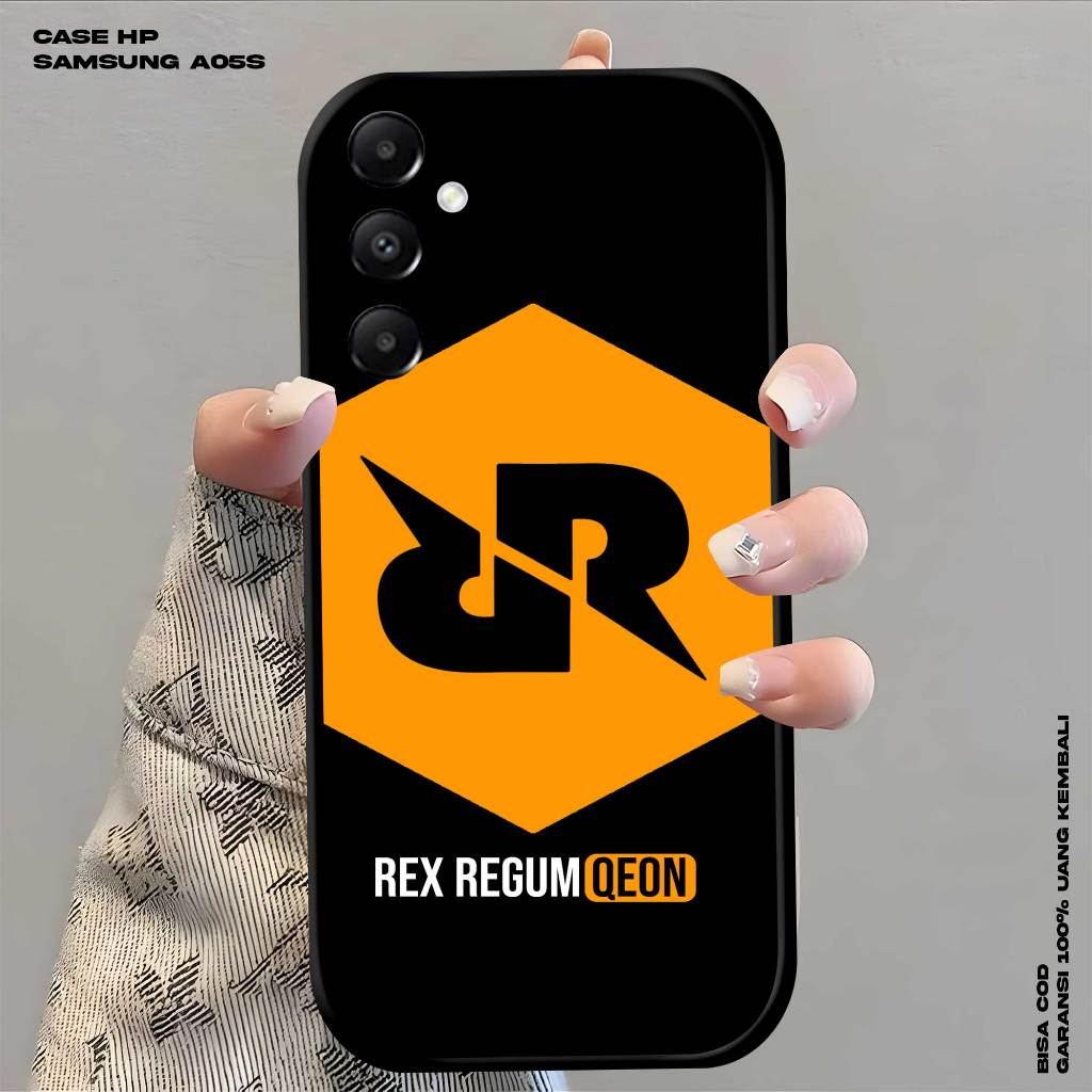 Case Killau Glossy Samsung A05S Casing Plate Kaca Motif RRQ Terbaru Neko Case