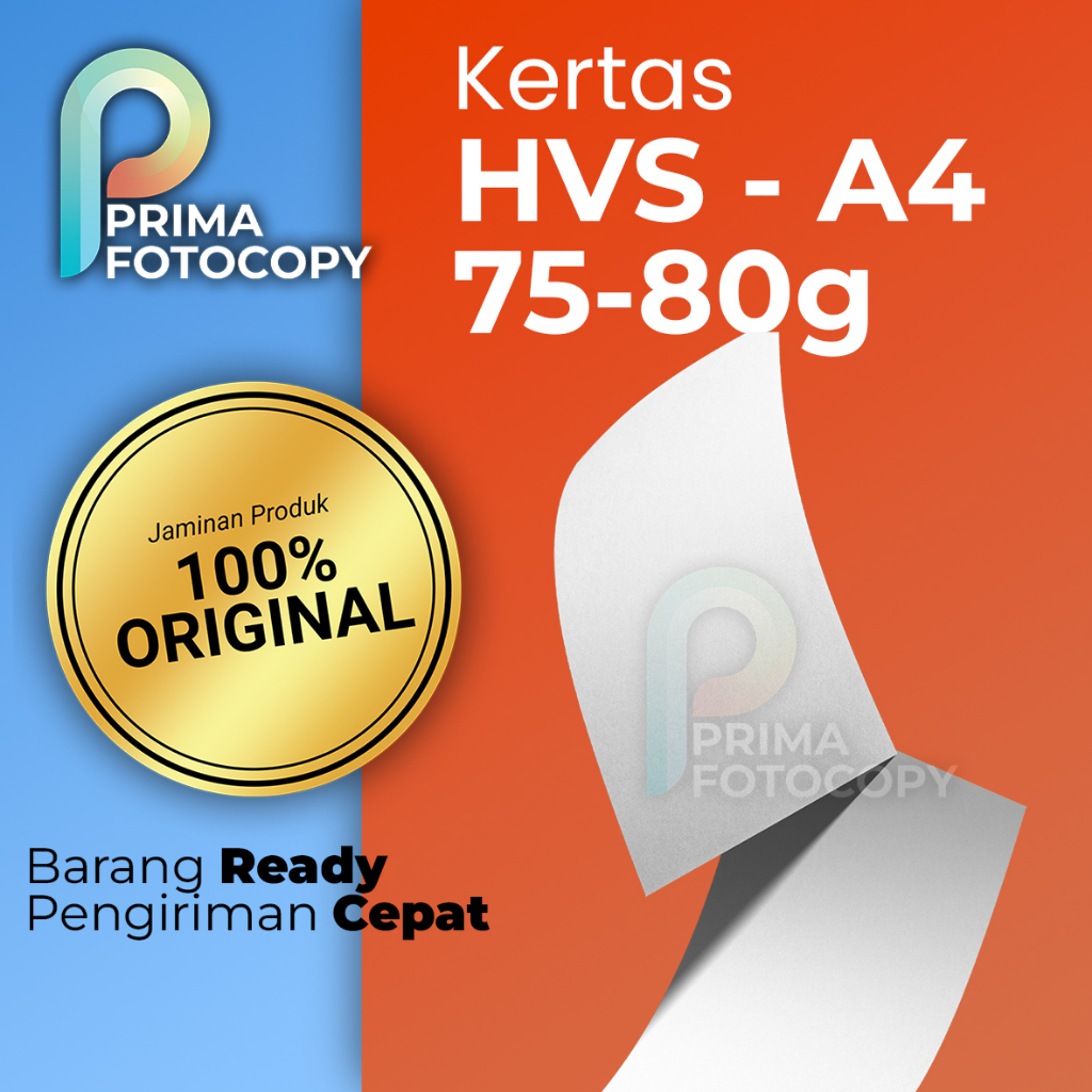 

Kertas HVS A4 Satuan | Eceran 70 75 80 gram / Lembaran