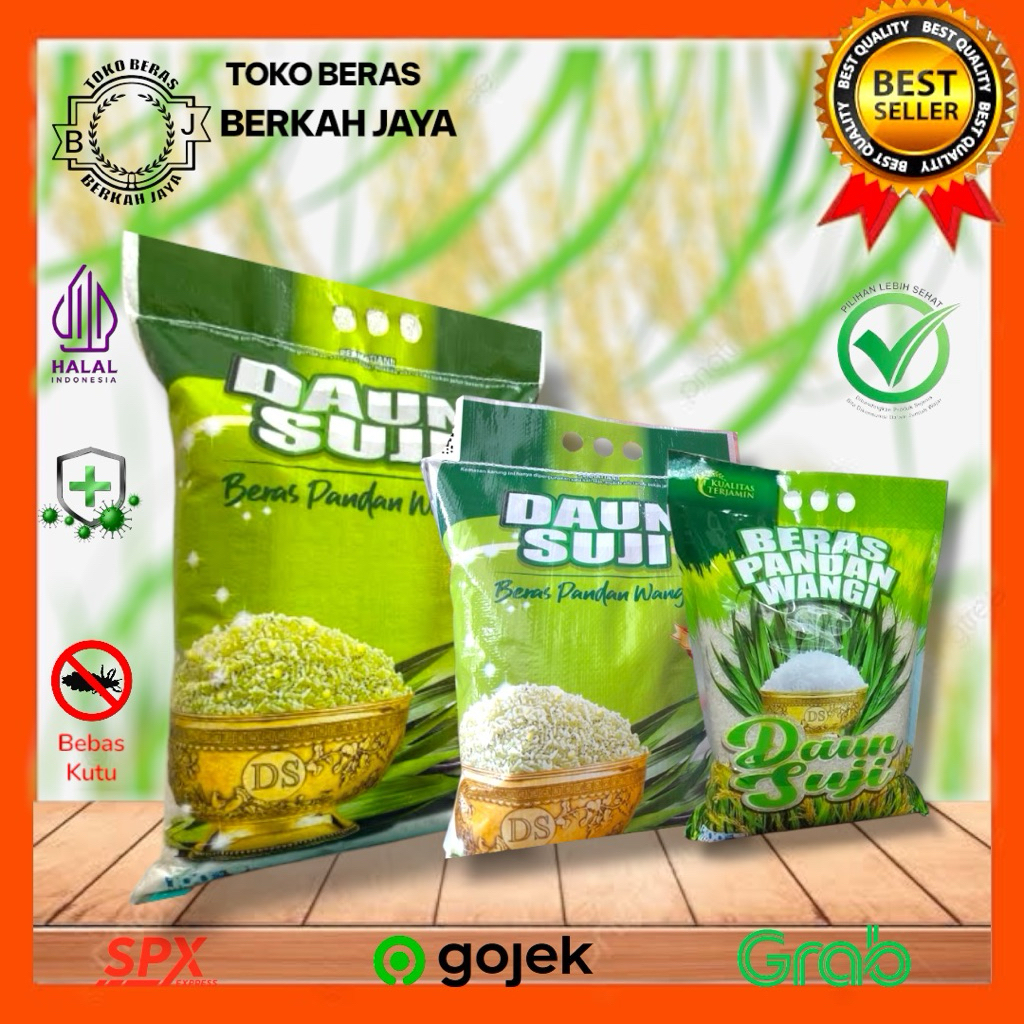 

Beras Pandan Wangi Daun Suji 3kg 5kg 10kg 20kg