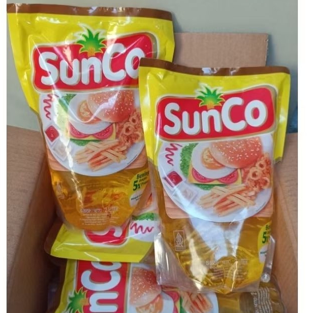 

Minyak Goreng Sunco 2 liter Minyak Goreng Refill Bening