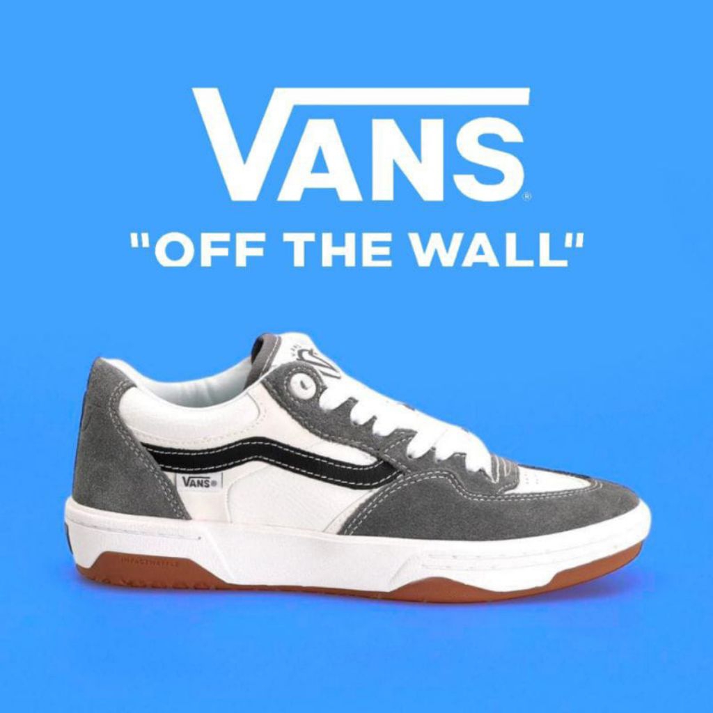 VANS SKATE ROWAN 2 PRO SHOE GREY / WHITE ORIGINAL 100%