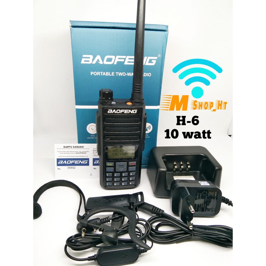 HT BAOFENG H6 Dual Band 10 Watt original