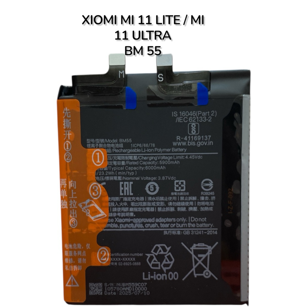 Baterai batrei BM-55 BM 55 Xiomi mi 11 pro Mi 11 ultra baterai battery Original bm 55