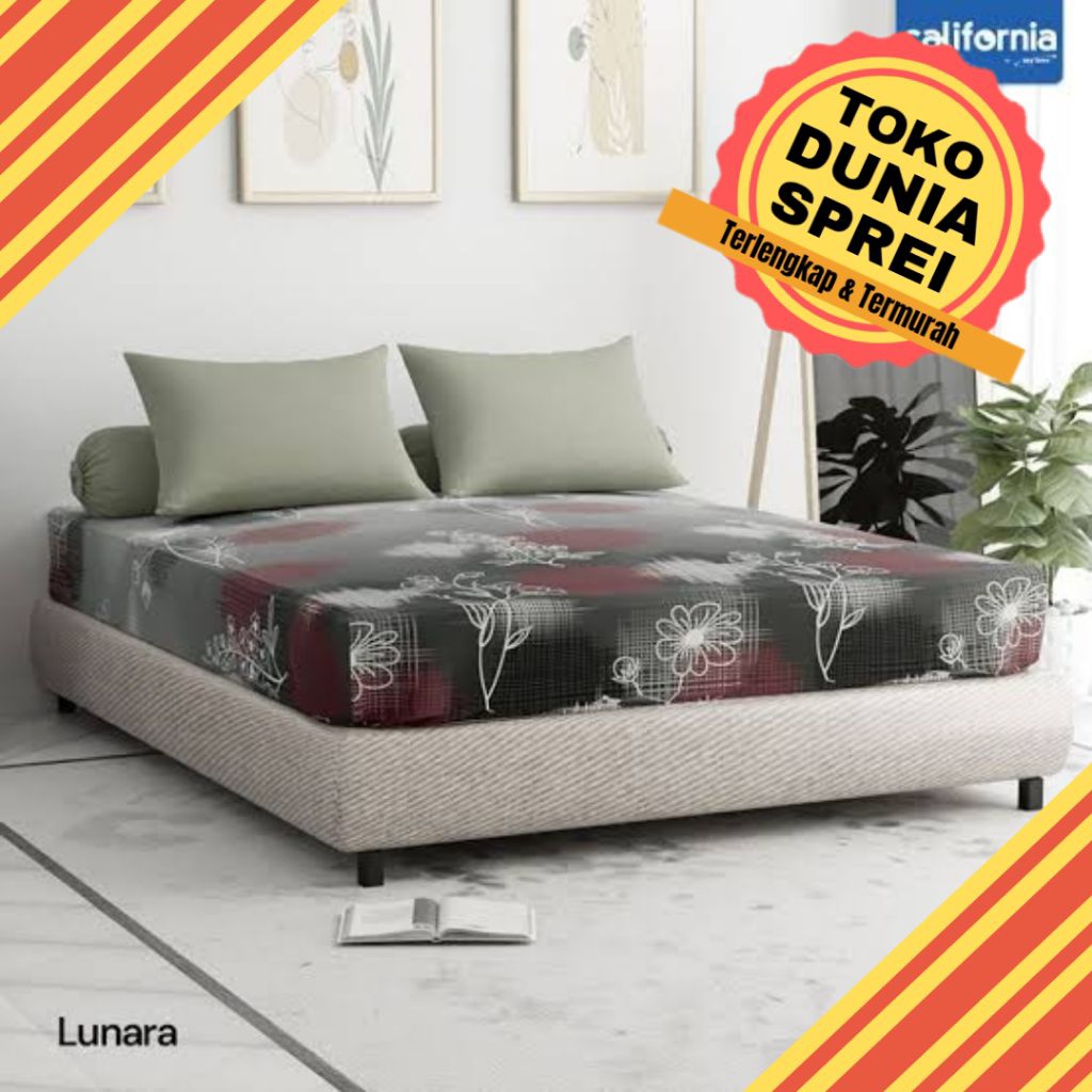 Sprei California 180x200 motif Lunara