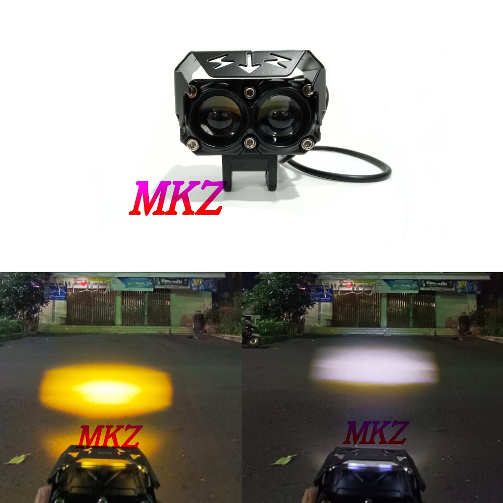 Lampu tembak sorot Led D2 SQL 2 mata high lo Lampu sorot D2 laser / Lampu sorot D2 laser