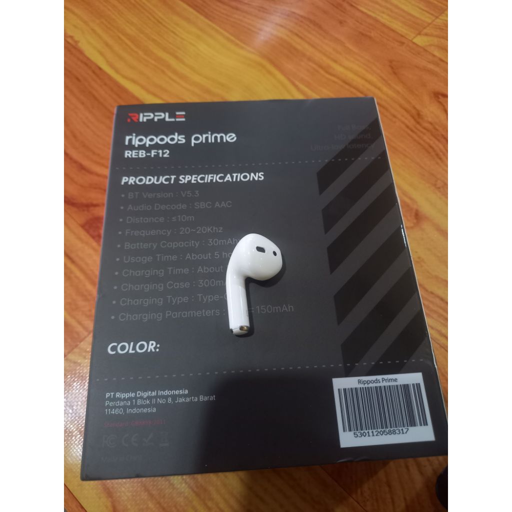 Sparepart  TWS Ripple Rippods PRIME SEBELAH KIRI