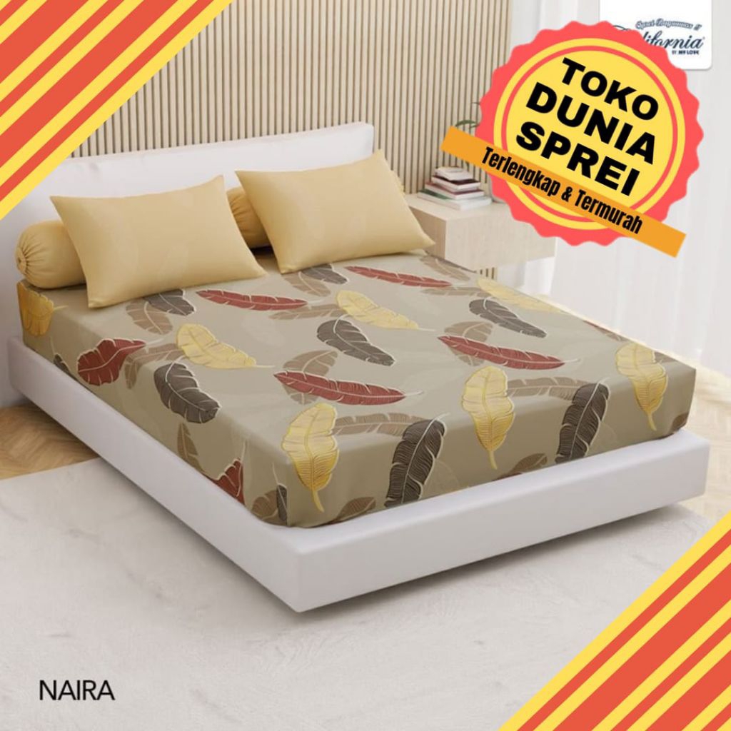 Sprei California 180x200 motif Naira