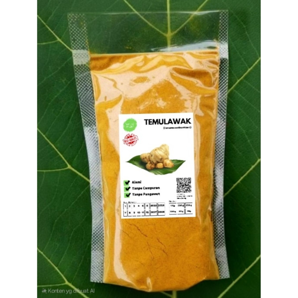 

Temulawak Bubuk 100gram Serbuk Temulawak Murah