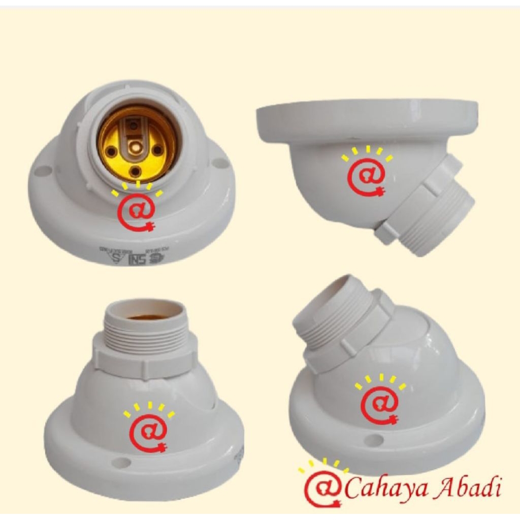 Fitting Lampu Plafon Miring Adjustable YLI