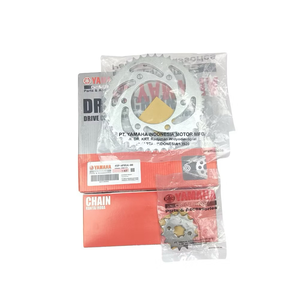 GEAR SET RANTAI BYSON BISON ORIGINAL