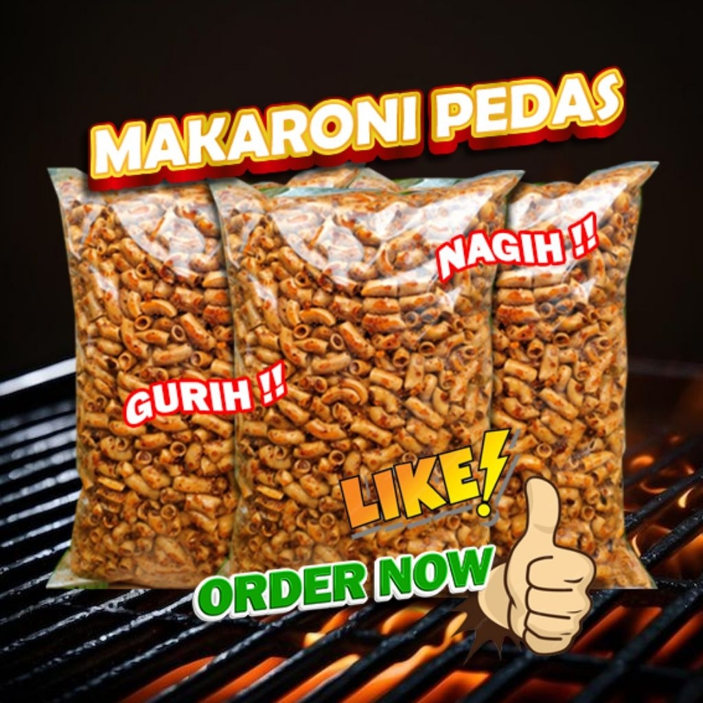 

Makaroni Cikruh Original Pedas Daun Jeruk Viral 20rb COD Cemilan Sultan Cianjur Bumbu XTRA Melimpah
