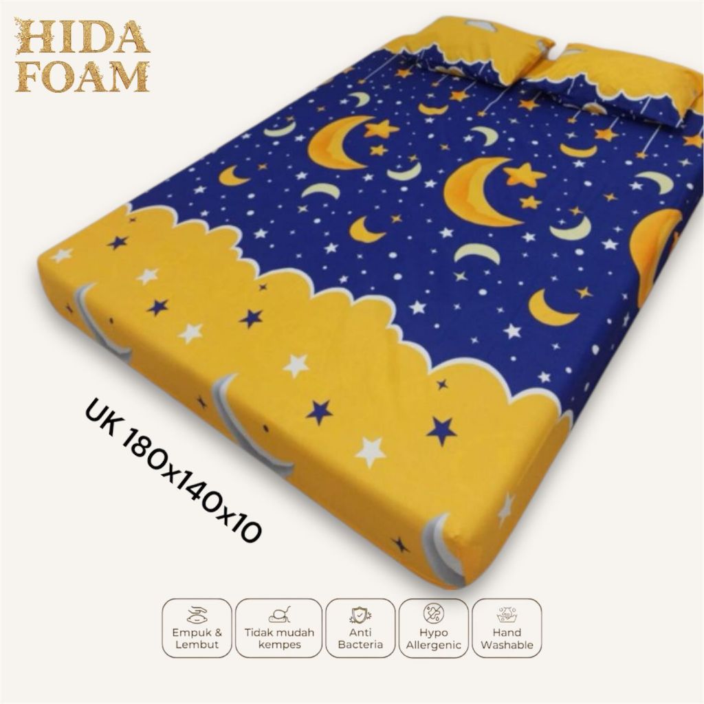 KASUR BUSA PREMIUM UK 180x140x10 ANTI KEMPES - KASUR TIDUR BUSA EMPUK